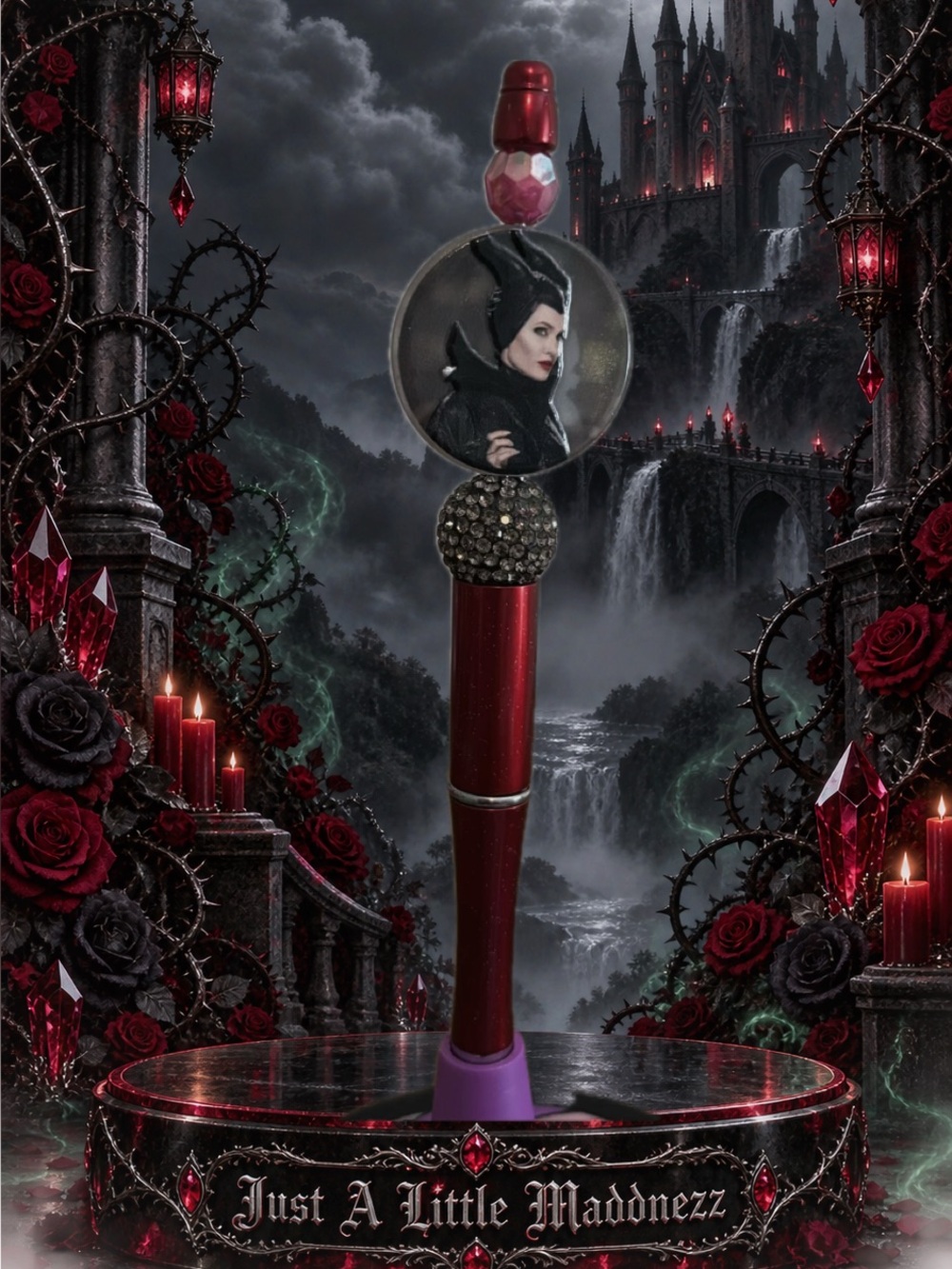 Elegant Red Decorative Pen